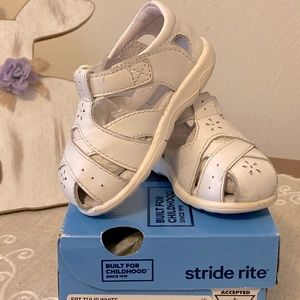Stride Rite Tulip White Shoes 5W
